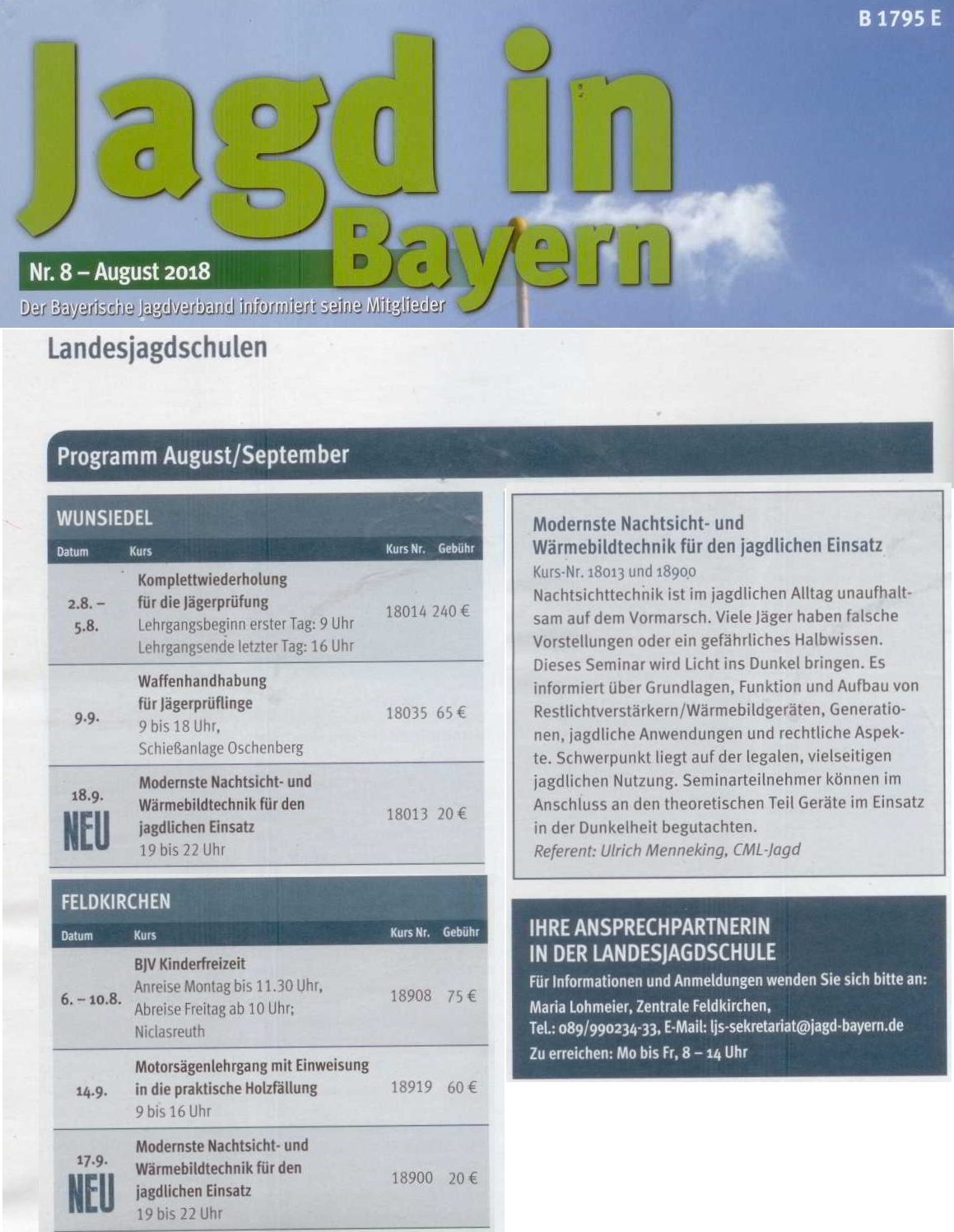 jagd in Bayern